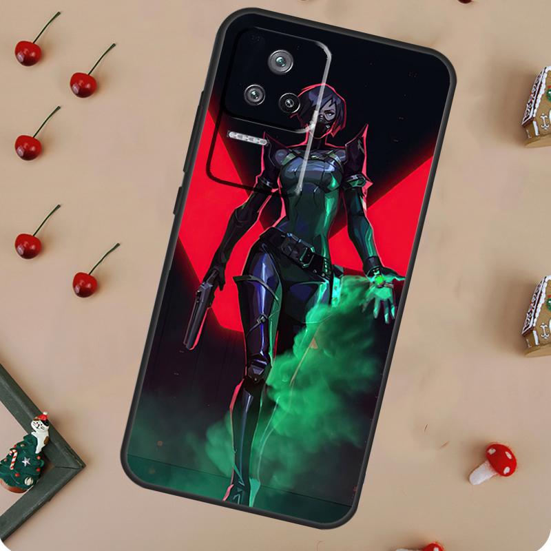 Valorant Game Case For Xiaomi 17 Pro Max 15 14 Ultra 13T 14T 15T Pro POCO F8 F7 F5 F6 X3 X5 X6 X7 Pro Cover