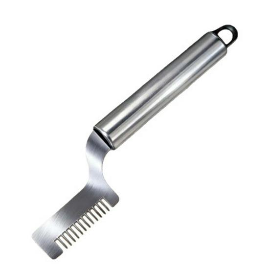 Измельчитель лука и зеленого лука: Нержавеющая сталь Julienne Slicer Кухонный гаджет