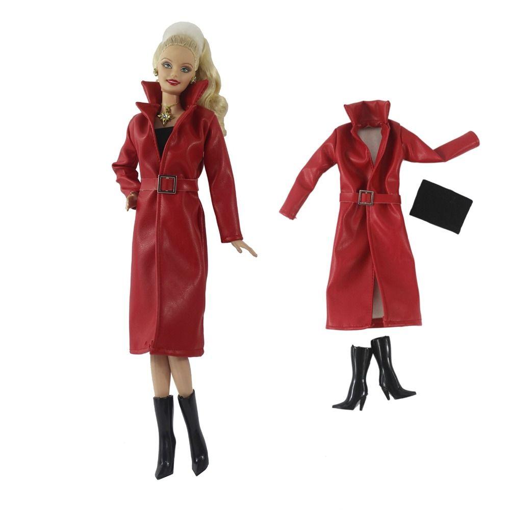 Casual Wear PU Leather Jacket Fashion Doll Accessories Dolls Dress for 1/6 BJD Dolls/30cm Dolls