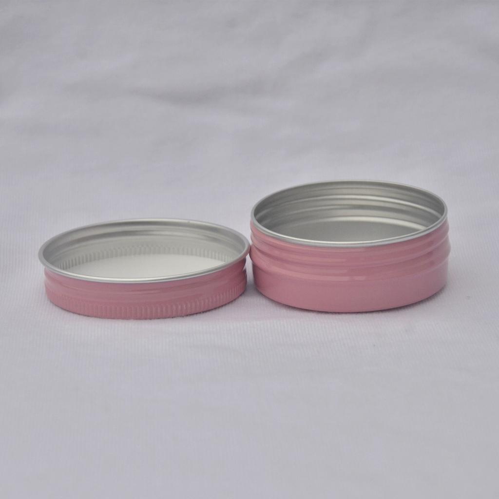 50pcs 30g Aluminum Tin Jars 30ml Pink Color Metal Container Cosmetic Face Eye Cream Packing Empty Can Lip Balm Candle Jar