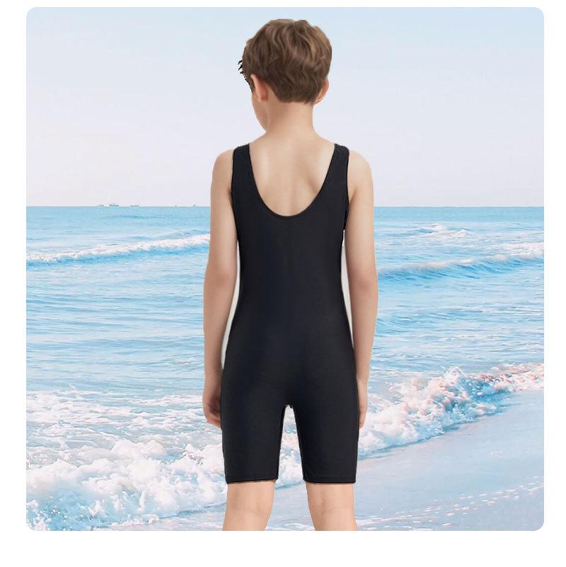 Профессиональный слитный плавательный жилет для мальчиков для детей среднего и старшего возраста