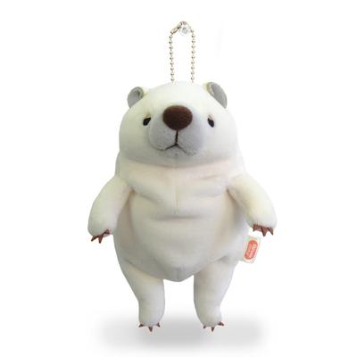 Shinada Global Серия Моти Моти Кума Белый 7 x 5 x 14 см Мягкая Игрушка Медведь (мини) МОКУ-0088W