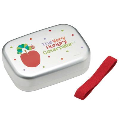 Skater Алюминиевый Bento Для Теплого Хранения Обеденный Пояс Сделано в The Very Hungry Girls ALB5NV Коробка, 370 мл, Детский, Совместимый, Включен, Япония, Caterpillar,