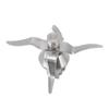 Stainless Steel Blender Blade with Measuring Cup Lid Juicer Mixer Replacement Part for Vorwerk