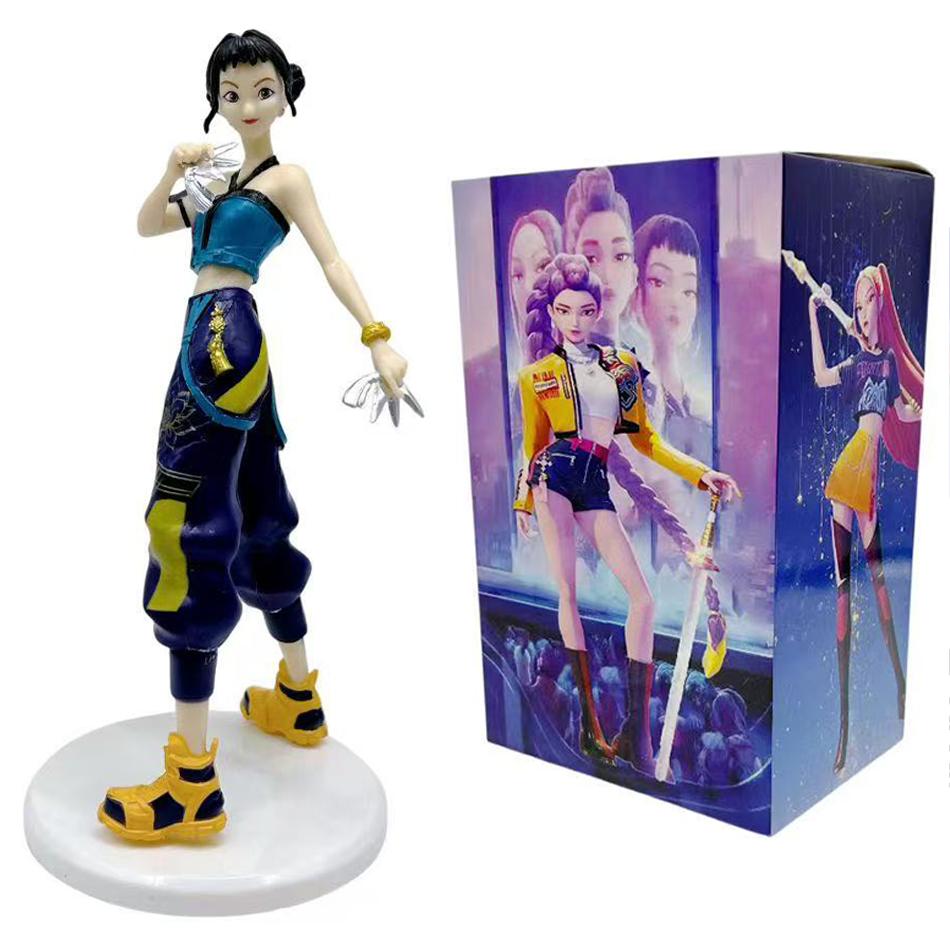 Новый Аниме K-pop Охотник на демонов Кукла Игрушка Руми Мира Зои Персонаж ПВХ Модель Украшение Игрушка Поклонники Подарок на день рождения