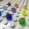 Transparent Round Hole Building Blocks Compatible with 4073 Seawater Parts - 0.1kg Bag
