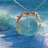 Sea Pendant Resin Handicraft, Sky Blue Sea Decoration Pendant