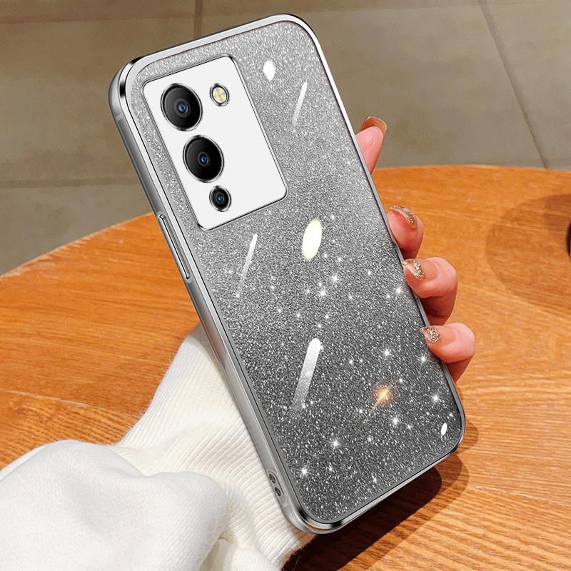 Модный блестящий чехол с градиентным покрытием для Infinix Note 12 Pro 20 30 Smart 8 7 Hot 30 30i Play Tecno Spark GO, силиконовая задняя крышка