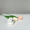 Cute White Dog Duck Statue Ornament, Funny Dog Shaped Duck Statue Home Desktop Decoration, Thanksgiving, Valentine's Day