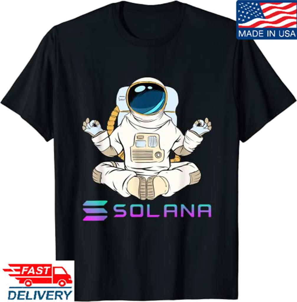 Solana token crypto Coin Cryptocurrency T-Shirt Blockchain SOL,Short Sleeve