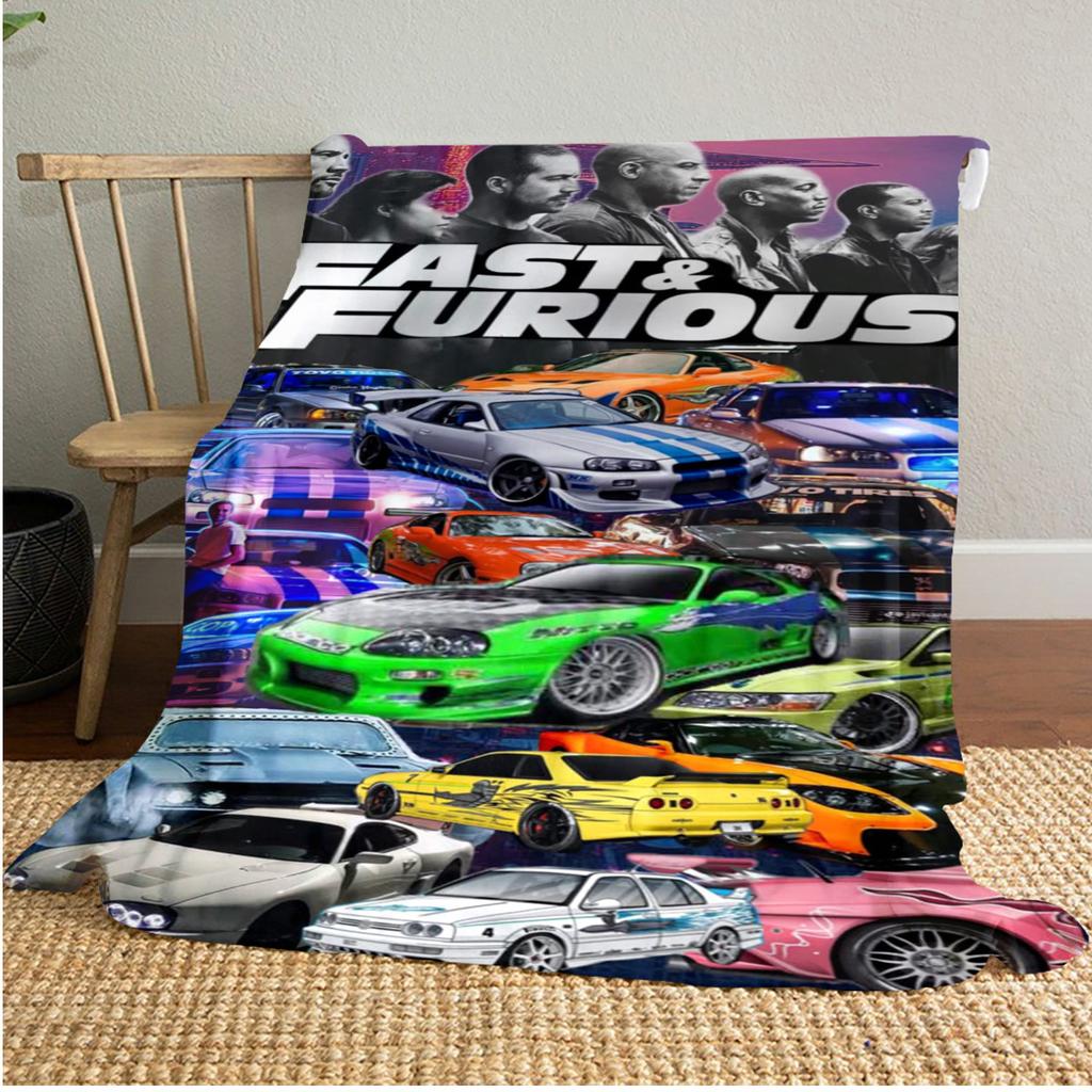 Fast & Furious: Street Racing Blanket Soft And Portable All Season Home Bed Sofa Blanket Office Travel Nap Break Warm Blanket