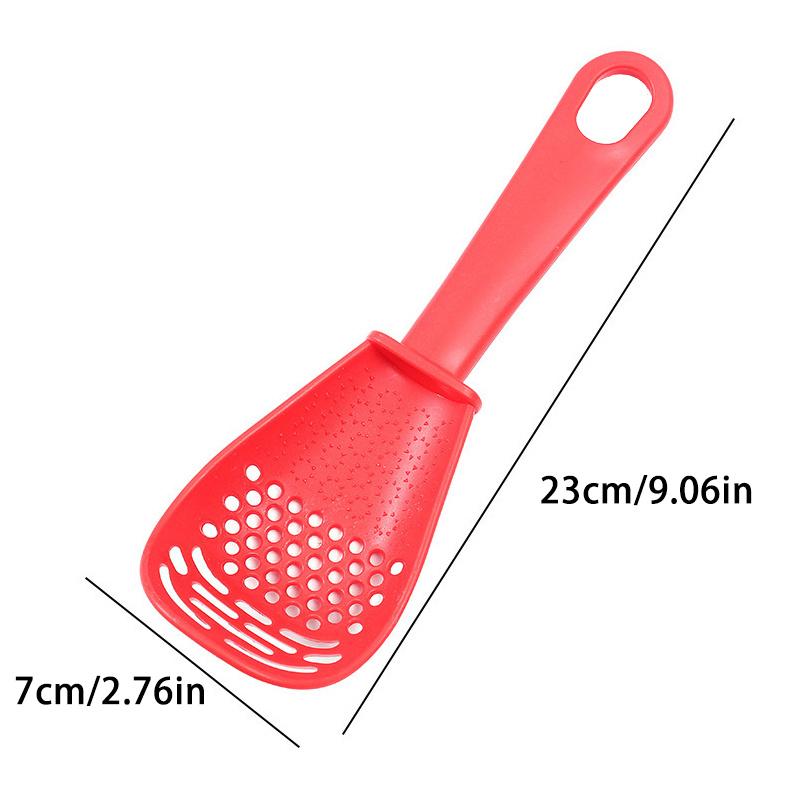 Многофункциональная кулинарная ложка-фильтр, дуршлаг, кухонная ложка для измельчения, измельчения имбиря, чеснока, силиконовый сепаратор для яичного белка