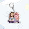 Акриловый брелок в стиле аниме «Детектив Конан», металлическое кольцо, автомобильная сумка, украшение для ключей, аксессуар, подарок, аниме, подарки, кулон