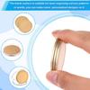 25Pcs 40mm Blank Challenge Coin Engraving Blanks Coins Threaded Edged with Acrylic Protection Box Hand Personalized DIY Craft Coin for DIY Crafts