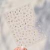1pcs 5D Glitter Jasmine Flower Nail Stickers Embossed Flower Self-Adhesive Nail Art Decorations Decal Manicure Tools DIY