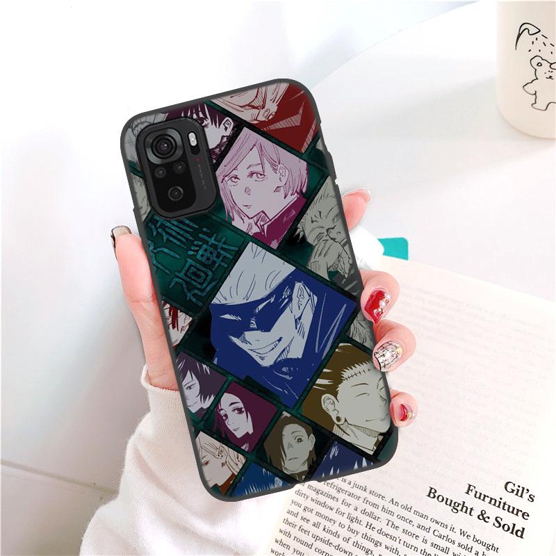 Чехол с аниме Jujutsu Kaisen для Xiaomi Redmi Note 11 10 9 Pro, чехол для Redmi Note 8 Pro 11S 8T 9T 9S 10S Note9 Pro, чехол Funda Etui