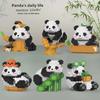 Huahua Chinese Panda Building Blocks - Compatible with Lego, Tiny Puzzle Assembly, Decorative Toys