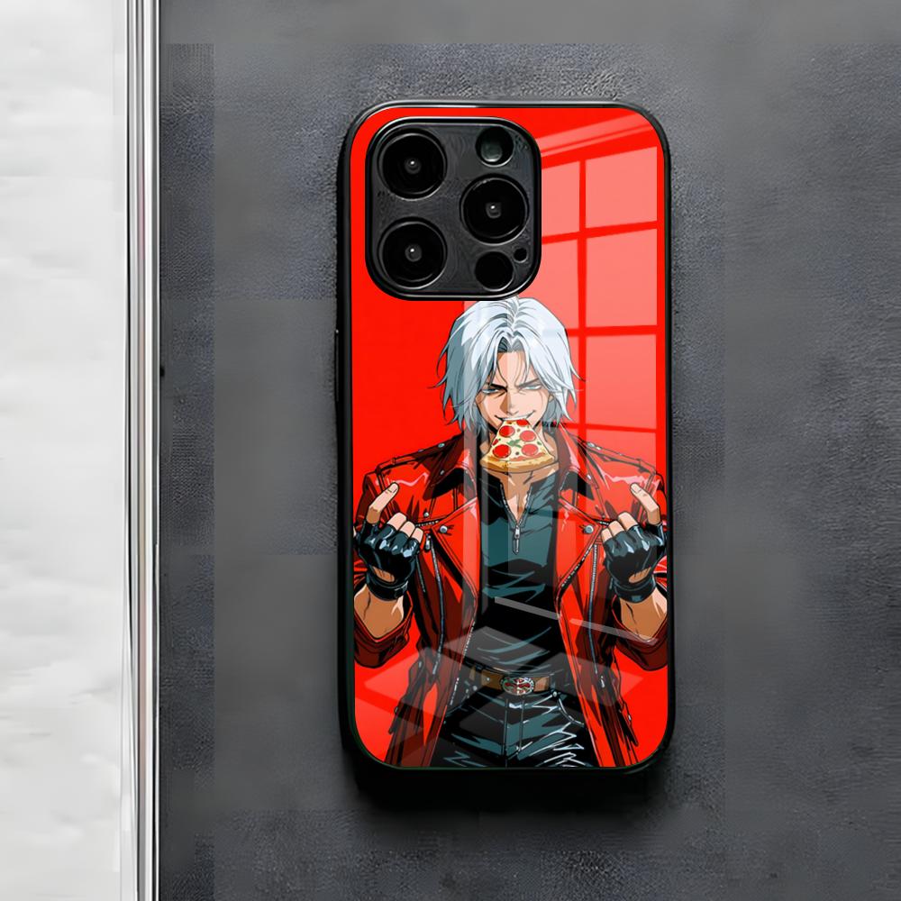 Игровой чехол для телефона D-Devil May Cry DMC для IPhone 17 Air 16 E Pro Max 15 14 13 Mini 12 Pro 11 Max Plus Черная стеклянная крышка