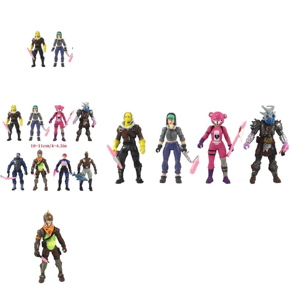 Fortnite 8 шт. Фигурка Кукла Вооруженные Детский Подарок Украшения для Торта на День Рождения Рождество