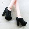 21 Styles Foot Length 2.2cm Fashion High Heels Shoes Accessories Doll Shoes 1/6 Dolls Boot