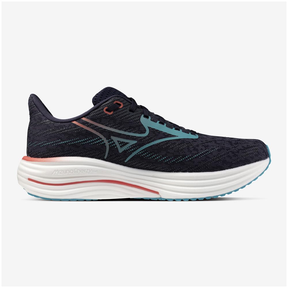 Кроссовки Wave Rider 29 Темно-синий x Синий x Розовый см 2E [Mizuno] Мужские 25.5