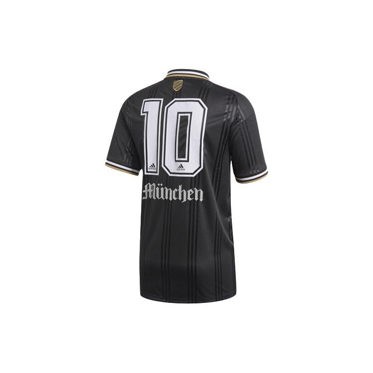 adidas Мужские футбольные майки Черные Средняя прямая посадка FK3557