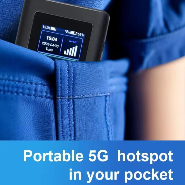 5G Dual-Frequency Mobile WiFi Router Card for Live Streaming and In-Car Internet
