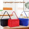 Термосумка для ланча, портативная термосумка, большая вместимость, складная, легкая, сумка-холодильник, принадлежности для кемпинга