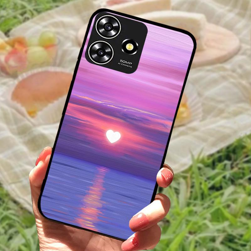 Для ZTE Blade V50 Умный Чехол-Крышка Силиконовый Мягкий Мраморный Черный Бампер Funda Coque для ZTE V50 Дизайн 4G Защитный V50Smart