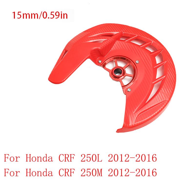 Защита тормозного диска для Honda CRF, Передняя, Диаметр отверстия 15-17-20 мм, Покрытие для внедорожного мотоцикла
