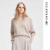 Женский пуловер с воротником-стойкой из кашемировой смеси