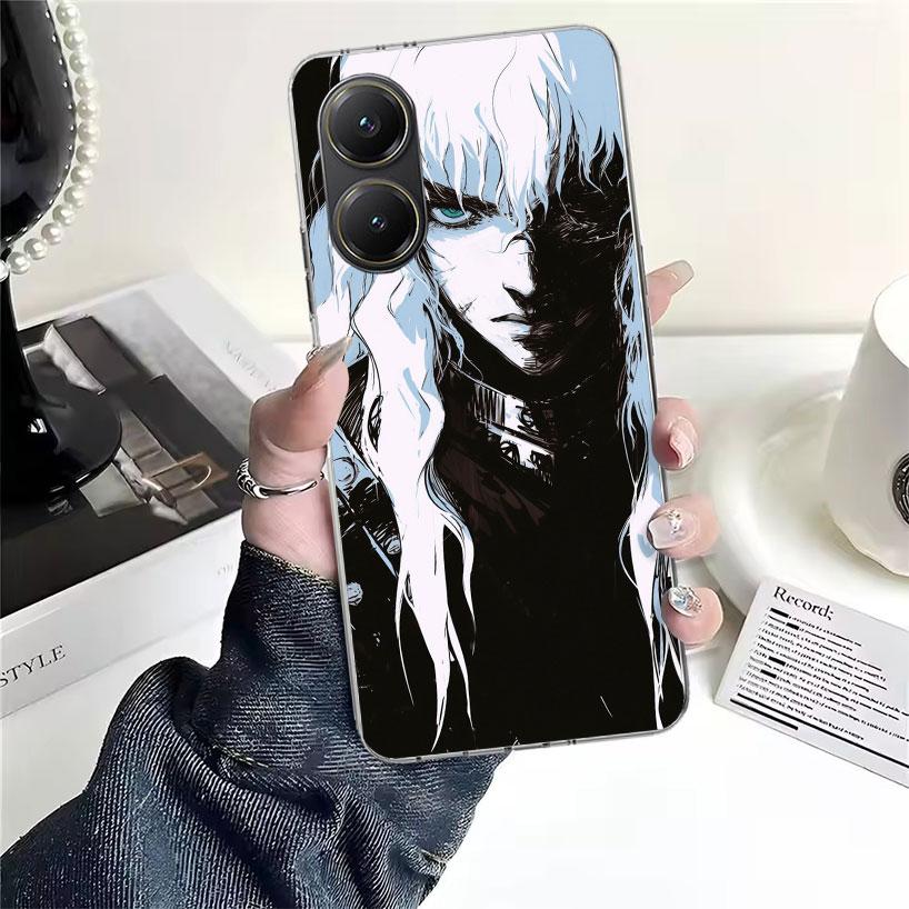 Черный Белый G-Guts B-Berserks Для Xiaomi Poco X7 X6 X5 F7 Ultra F6 F5 Pro Чехол для Телефона X4 Nfc F4 Gt F3 M6 M5S M5 M4 M3 Fundas Чехол