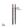 Eco Soul Pencil & Powder Dual Eyebrow Auto Pencil 0.3g, 02 Dark Brown, 2 Pcs.