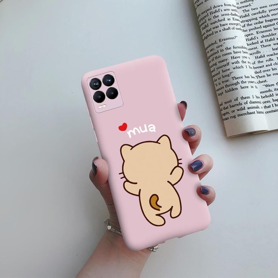 Чехол для Oppo Realme 8 Pro Милый Расписной ТПУ Силикон Ударопрочный Мягкий Задняя Крышка Телефона для Realme 8 Pro Глобальная Версия 6.4" Чехол