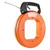 VEVOR Fish Tape Wire Cable Line Puller 30.5 m, 6.35 mm(100-foot, 1/4-inch) PET with High Plastic Case