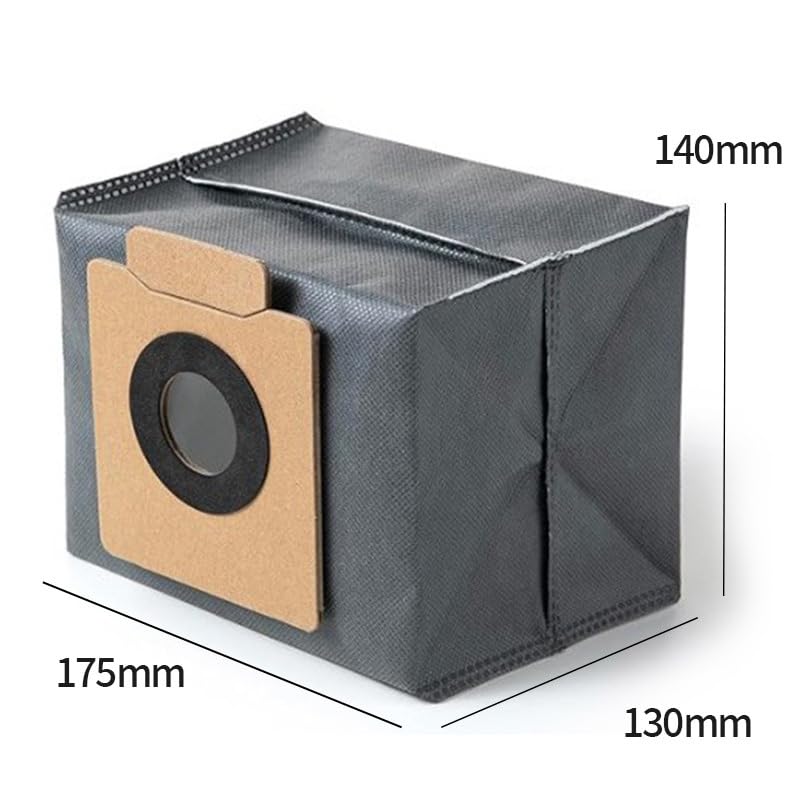 6-Pack Replacement Dust Bags for eufy X8 Pro/X10 Pro Omni Robot Vacuum Self-Emptying Station Accessories