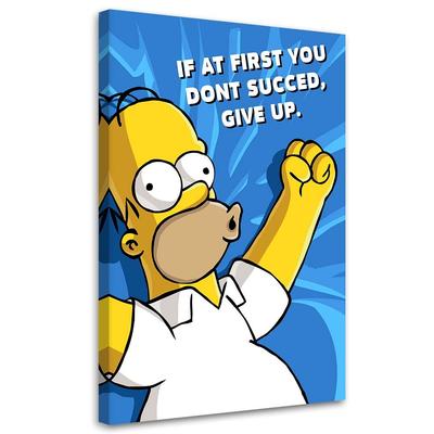 Печать на холсте Гомер Симпсон