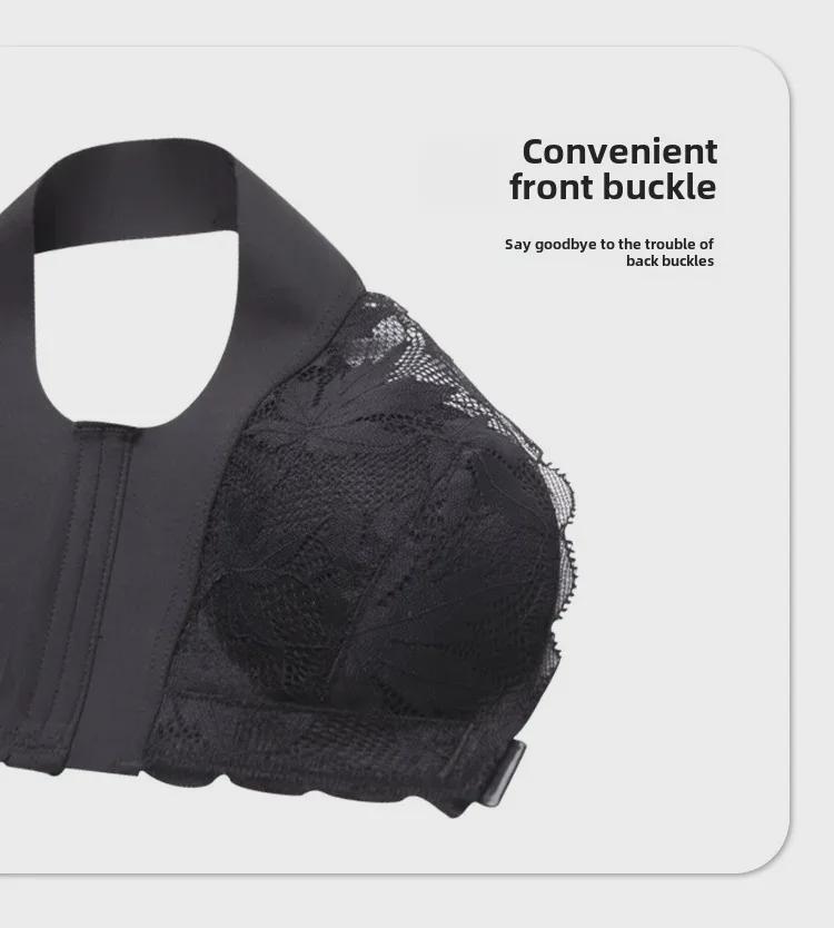 Women's Cross-Border Bralette: Thin, Wire-Free, Anti-Sagging, Front Buckle, for All Sizes