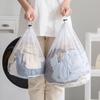 Большая сетчатая корзина для нижнего белья, корзина для белья, мешки для стирки, органайзер, сетка, сумка для стиральной машины, большая вместительная сумка для грязного белья