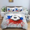 Football Bedding Set Printing Pillowcase Quilt Cover Soccer Duvet Covers Home Textiles Queen King Size Sport Theme Quilt Cover