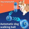 orange  Automatic Jumping Ball For Pet Dog Interactive Training Fetch Toy Pu