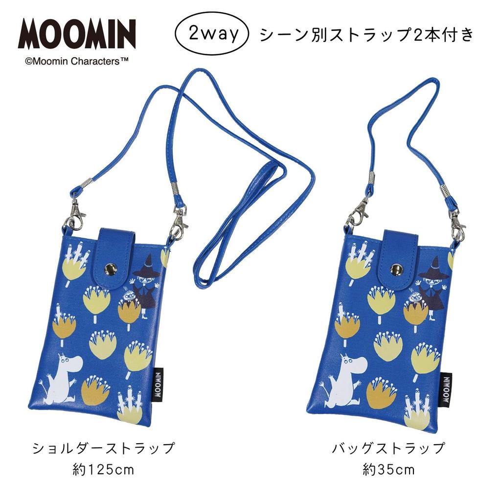 MOOMIN Smartphone Pouch Shoulder Bag Snufkin Blue