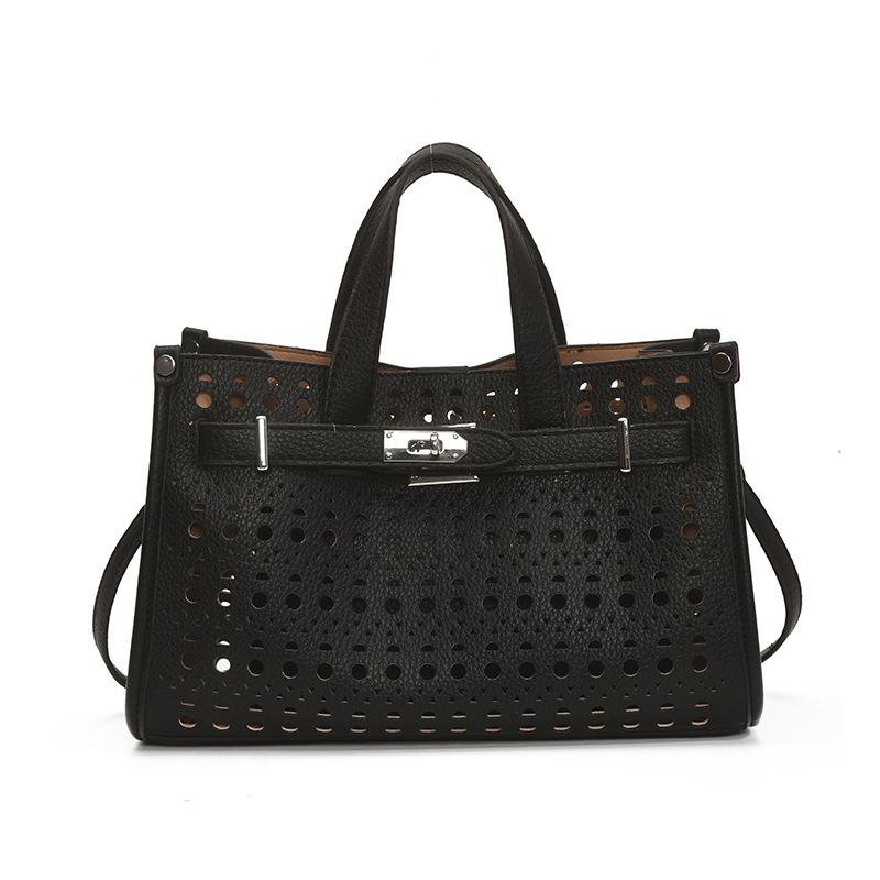 Полая Модная Однотонная Портативная Маленькая Квадратная Сумка Женская Новая Универсальная Повседневная На Плечо Сумка-Мессенджер