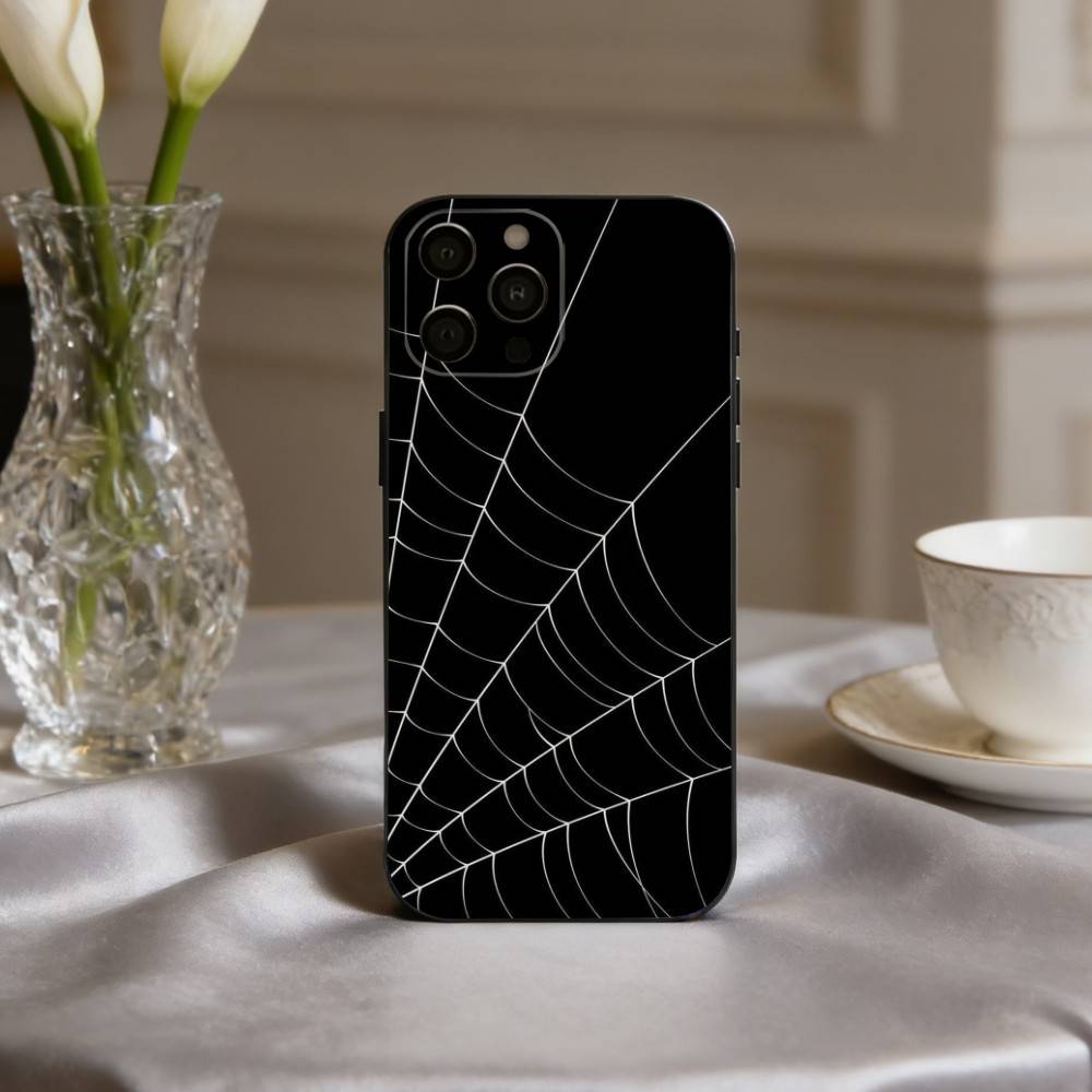 S-Паук W-Паутина P-Узор Чехол для Телефона Силиконовый Мягкий Для IPhone 17pro 16 15 14 13 12 11 X XR Plus Pro Max Plus