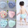 6 Layer Waterproof Reusable Cotton Baby Training Pants Infant Shorts Underwear Cloth Baby Diaper Nappies Panties Nappy Changing