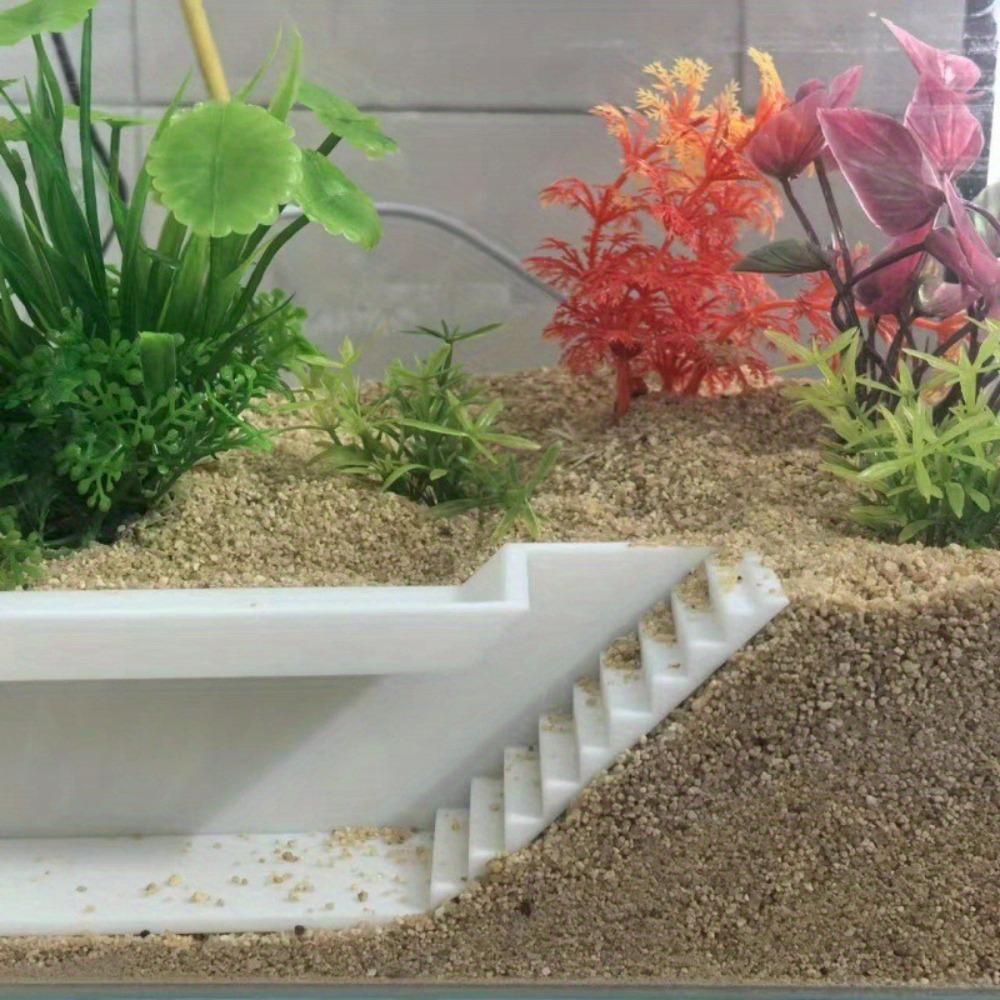 Пещера для укрытия рыб со ступенчатым дном, нескользящая искусственная пещера для отдыха, укрытия для разведения и кормления