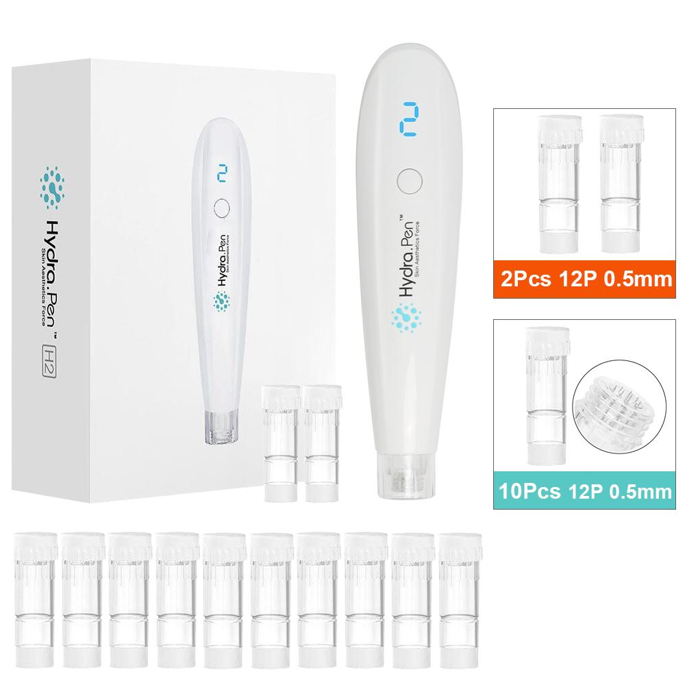 Hydra Pen H2 Wireless Professional Microneedling Pen Hydrapen Hydra Roller Pen Automatic Serum Applicator With 10pcs Cartridges
