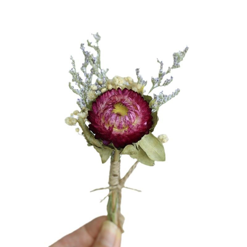 12cm Yunnan Dried Mini Flower Bouquet - Real Flower Wedding Gift Box Decorations