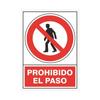 SIGN 410 ADHESIVE 148x105 ''NO TRESPASSING''