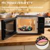 ZKOO 12" Tortilla Warmer Pouch, ulated Tortillas Pouch for Tortillas, Tacos, Naan, Pizza Rolls, Microwavable Fabric Bag, Tortilla Warmer Keeps Food
